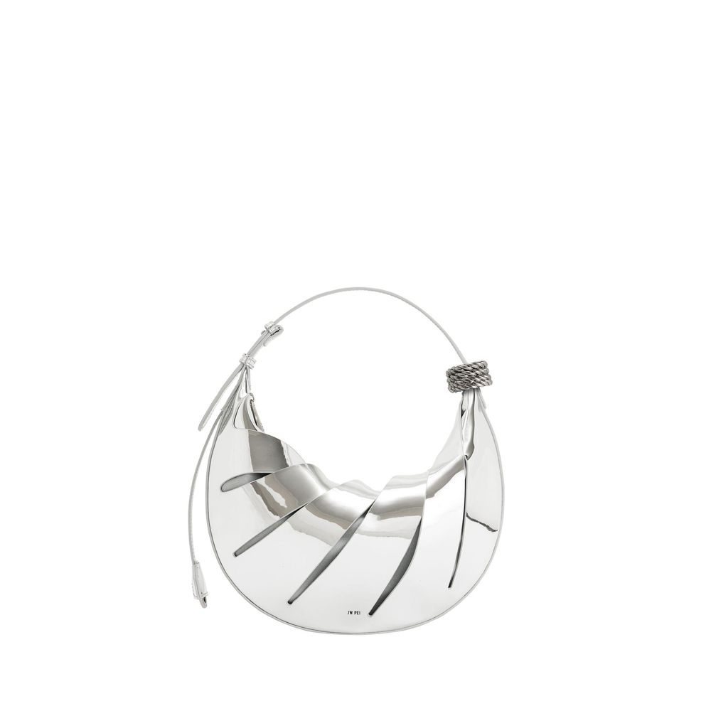 Jana Hollow Out Shoulder Bag - Silver :<